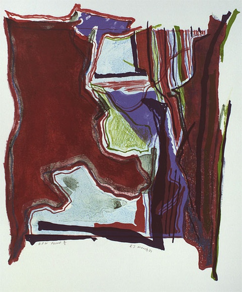 Artist: b'Morris, Robert J.' | Title: b'(Series 89. no. 7)' | Date: 1989 | Technique: b'lithograph, printed in colour from six stones' Artist: b'Morris, Robert J.' | Title: b'(Series 89. no. 7)' | Date: 1989 | Technique: b'lithograph, printed in colour from six stones'