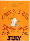 Artist: LITTLE, Colin | Title: Grass Roots Ball | Date: 1972 | Technique: screenprint, printed in colour, from multiple stencils