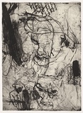 Artist: PARR, Mike | Title: Polish mud # 3 | Date: 1995 | Technique: drypoint and lift-ground aquatint, printed in colour, from 2 copper plates