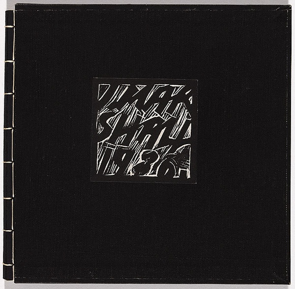 Artist: b'Marshall, Jennifer.' | Title: b'Flick book.' | Date: 1980, July | Technique: b'linocut, printed in black ink, from one block' Artist: b'Marshall, Jennifer.' | Title: b'Flick book.' | Date: 1980, July | Technique: b'linocut, printed in black ink, from one block'