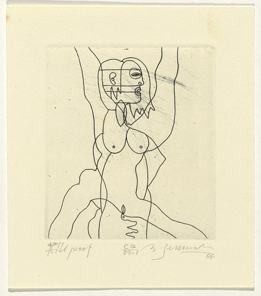 Artist: b'SELLBACH, Udo' | Title: b'not titled' | Date: 1960-80 | Technique: b'etching'