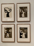 Title: Prints by Udo Sellbach. Installation view 'Migration and modernism: Émigré artists in post-war Australia', National Gallery of Australia, 2026.