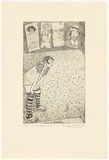 Artist: WALKER, Murray | Title: A very modern girl | Date: 1973 | Technique: etching, printed in black ink, from one plate