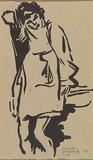 Artist: Dallwitz, David. | Title: Julie leaning. | Date: 1953