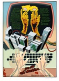 Artist: Clutterbuck, Bob. | Title: We are not machines. | Date: 1984 | Technique: screenprint, printed in colour, from multiple stencils