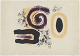 Artist: Dawson, Janet. | Title: Reve du soleil (Sun dream). | Date: 1960 | Technique: lithograph, printed in colour, from three stones | Copyright: © Janet Dawson. Licensed by VISCOPY, Australia