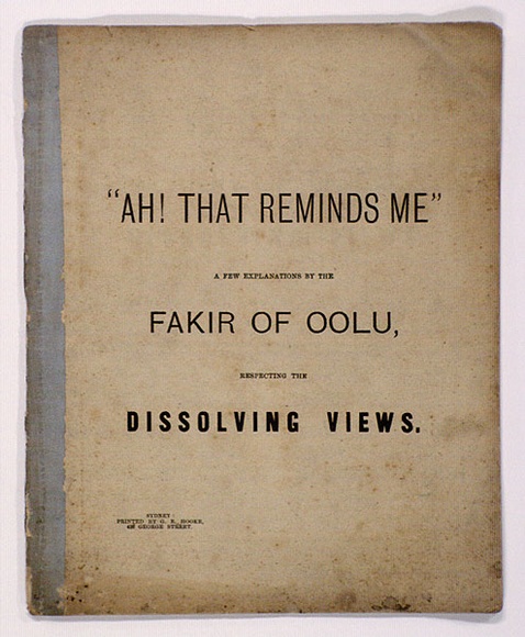 Artist: b'Collingridge, George.' | Title: b'Ah! That reminds me.' | Date: c.1924 | Technique: b'letterpress text'
