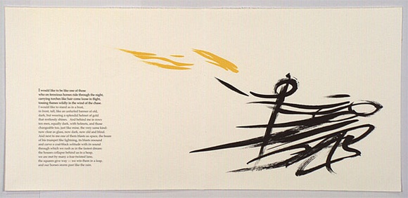 Artist: b'Rado, Ann.' | Title: b'The youth; der knabe' | Date: 2001, May | Technique: b'photo-lithograph and lithograph, printed in colour, from multiple stones' Artist: b'Rado, Ann.' | Title: b'The youth; der knabe' | Date: 2001, May | Technique: b'photo-lithograph and lithograph, printed in colour, from multiple stones'