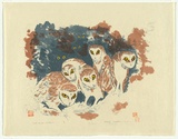 Artist: Thorpe, Lesbia. | Title: What's life like out there? | Date: 1980 | Technique: screenprint, printed in colour, from three stencils