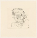 Title: S.P. | Date: 1984 | Technique: drypoint, printed in black ink, from one perspex plate