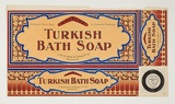 Artist: Burdett, Frank. | Title: Printed box for Kitchen's Turkish bath soap. | Date: 1918 | Technique: lithograph, printed in colour, from multiple stones [or plates]