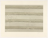 Artist: b'Rose, Jacqueline.' | Title: bJosephine's score | Date: 2002 | Technique: b'etching, printed in black and green ink, from two copper plates'
