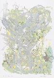 Artist: b'MEYER, Bill' | Title: b'Tree study silver' | Date: 1987 | Technique: b'screenprint, printed in nine colours, from one direct emulsion reduction screen and two hand drawn with charcoal on acetate for indirect photo screens' | Copyright: b'\xc2\xa9 Bill Meyer'