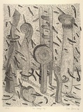 Artist: Bowen, Dean. | Title: The strange city | Date: 1988 | Technique: lithograph, printed in black ink, from one stone