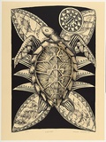 Artist: Tuffery, Michel. | Title: Laumei | Date: 1988 | Technique: lithograph, printed in colour, from multiple stones | Copyright: © Michel Tuffery