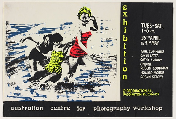 Artist: b'Stacy, Robyn.' | Title: b'ACP Workshop exhibition' | Date: 1981 | Technique: b'screenprint'