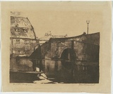 Artist: GOODCHILD, John | Title: Brandon Bridge | Date: 1927 | Technique: lithograph, printed in black ink, from one stone