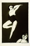 Artist: BALDESSIN, George | Title: Dancers. | Date: 1963 | Technique: etching and aquatint, printed in black ink, from one plate