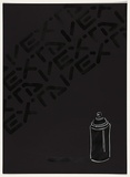 Artist: b'VEXTA.' | Title: b'Bombing.' | Date: 2004 | Technique: b'stencil, printed in colour, from multiple stencils'