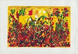 Artist: MEYER, Bill | Title: Pillars and roses | Date: 1994 | Technique: screenprint, printed in fourteen colours, from multiple screens | Copyright: © Bill Meyer