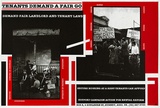 Artist: REDBACK GRAPHIX | Title: Tenants demand a fair go! | Date: 1986 | Technique: screenprint, printed in colour, from two stencils