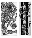 Artist: HANRAHAN, Barbara | Title: The race | Date: 1974 | Technique: etching, printed in black ink with plate-tone comprising images from three plates