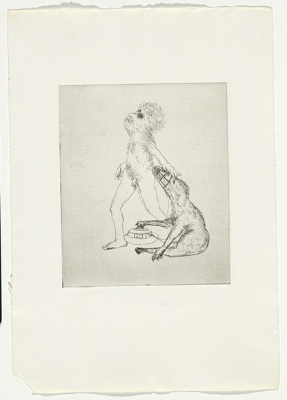 Artist: b'BOYD, Arthur' | Title: b'Colour blind.' | Date: 1970 | Technique: b'etching, printed in black ink, from one plate' | Copyright: b'Reproduced with permission of Bundanon Trust' Artist: b'BOYD, Arthur' | Title: b'Colour blind.' | Date: 1970 | Technique: b'etching, printed in black ink, from one plate' | Copyright: b'Reproduced with permission of Bundanon Trust'