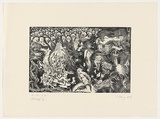 Artist: COLEING, Tony | Title: The passion of James | Date: 1985 | Technique: etching and aquatint, printed in black ink, from one plate