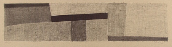 Artist: Lincoln, Kevin. | Title: Night music 4 | Date: 2002, April | Technique: lithograph, printed in black ink, from one stone