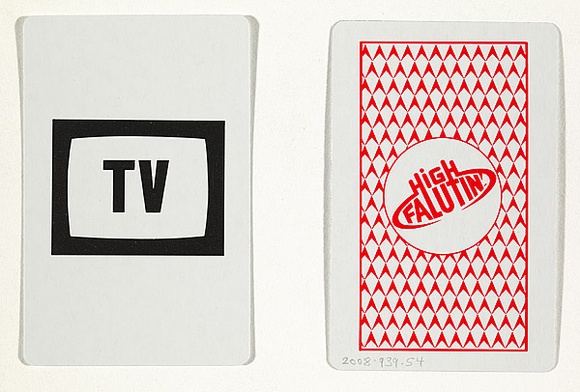 Title: TV | Date: c.1985 | Technique: off-set lithograph