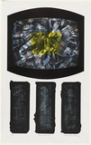 Artist: KING, Grahame | Title: Microform II | Date: 1969 | Technique: lithograph, printed in colour, from three stones [or plates]