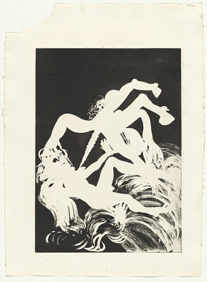 Artist: b'BOYD, Arthur' | Title: b'(Breaking waves).' | Date: 1973-74 | Technique: b'aquatint, printed in black ink, from one plate' | Copyright: b'Reproduced with permission of Bundanon Trust' Artist: b'BOYD, Arthur' | Title: b'(Breaking waves).' | Date: 1973-74 | Technique: b'aquatint, printed in black ink, from one plate' | Copyright: b'Reproduced with permission of Bundanon Trust'