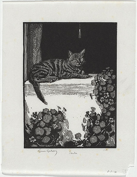 Artist: b'LINDSAY, Lionel' | Title: b'Siesta.' | Date: 1924 | Technique: b'wood-engraving, printed in black ink, from one block' | Copyright: b'Courtesy of the National Library of Australia' Artist: b'LINDSAY, Lionel' | Title: b'Siesta.' | Date: 1924 | Technique: b'wood-engraving, printed in black ink, from one block' | Copyright: b'Courtesy of the National Library of Australia'