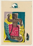 Artist: Brash, Barbara. | Title: <p>Native dancer</p> | Date: 1953 | Technique: screenprint, printed in colour, from five stencils