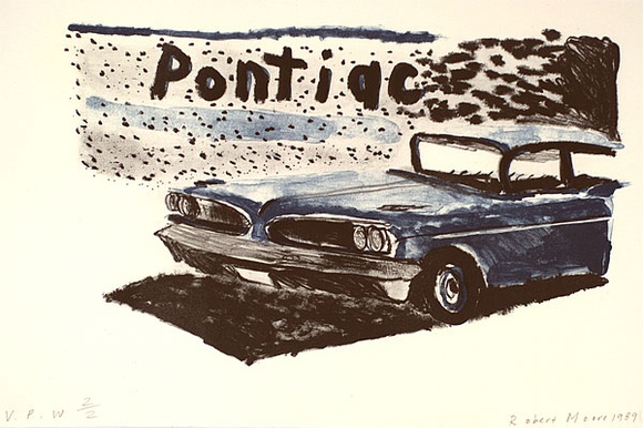 Artist: b'Moore, Robert.' | Title: b'Pontiac' | Date: 1989 | Technique: b'lithograph, printed in colour, from two stones' Artist: b'Moore, Robert.' | Title: b'Pontiac' | Date: 1989 | Technique: b'lithograph, printed in colour, from two stones'