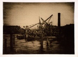 Artist: Menpes, Mortimer. | Title: The Pool of London | Technique: etching and drypoint, printed in black ink, from one plate