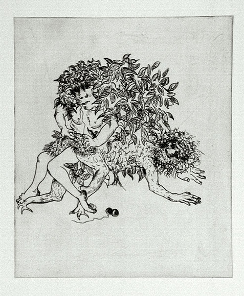 Artist: b'BOYD, Arthur' | Title: b'Story of a ruined man.' | Date: c.1970 | Technique: b'etching, printed in black ink, from one plate' | Copyright: b'Reproduced with permission of Bundanon Trust' Artist: b'BOYD, Arthur' | Title: b'Story of a ruined man.' | Date: c.1970 | Technique: b'etching, printed in black ink, from one plate' | Copyright: b'Reproduced with permission of Bundanon Trust'