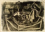 Artist: de Kesler, Thomas. | Title: Still life. | Date: 1961 | Technique: lithograph, printed in black ink, from one stone | Copyright: © Thomas de Kessler