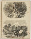 Artist: Mason, Walter George. | Title: Opening of the new Fitzroy Bridge, Goulburn 1854. | Date: 1857 | Technique: wood-engraving, printed in black ink, from one block