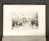 Artist: Coveny, Christopher. | Title: Fall of Mr Winkle on the ice. | Date: 1882 | Technique: etching, printed in black ink, from one plate