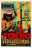 Artist: Clutterbuck, Bob. | Title: Radio venceremos. | Date: 1984 | Technique: screenprint, printed in colour, from multiple stencils