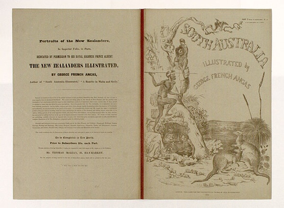 Artist: b'Angas, George French.' | Title: b'South Australia Illustrated, Part 7.' | Date: 1846-47 | Technique: b'lithograph, printed in colour, from multiple stones; varnish highlights by brush' Artist: b'Angas, George French.' | Title: b'South Australia Illustrated, Part 7.' | Date: 1846-47 | Technique: b'lithograph, printed in colour, from multiple stones; varnish highlights by brush'