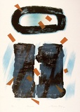 Artist: KING, Grahame | Title: Staccato | Date: 1990 | Technique: lithograph, printed in colour, from four stones [or plates]