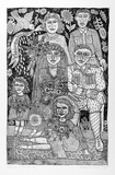 Artist: HANRAHAN, Barbara | Title: Wedding in war-time, 1915 | Date: 1983 | Technique: etching, printed in black ink with plate-tone, from one plate