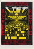 Artist: Architecture Student. | Title: Sydney University Architecture Revue. | Date: 1986 | Technique: screenprint, printed in colour, from three stencils