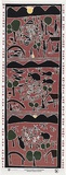 Artist: MUNUNGGURR, Marrnyula 2 | Title: We belong to the land together with... | Date: 1990 | Technique: screenprint, printed in colour, from multiple stencils