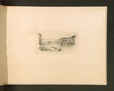 Artist: b'Jones, Henry Gilbert.' | Title: b'Collins Street from the west.' | Date: 1841-45 | Technique: b'etching, printed in black ink, from one copper/plate'