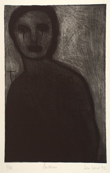Artist: b'Ward, Julia.' | Title: b'Sentences' | Date: 1992 | Technique: b'etching, printed in black ink with plate-tone, from one plate' Artist: b'Ward, Julia.' | Title: b'Sentences' | Date: 1992 | Technique: b'etching, printed in black ink with plate-tone, from one plate'