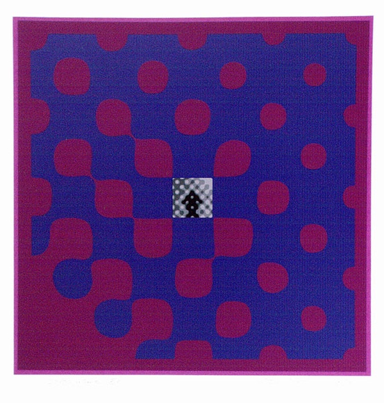 Artist: b'Rose, David.' | Title: b'Game XIV' | Date: 1970 | Technique: b'screenprint, printed in colour, from seven stencils' Artist: b'Rose, David.' | Title: b'Game XIV' | Date: 1970 | Technique: b'screenprint, printed in colour, from seven stencils'