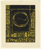 Artist: Salkauskas, Henry. | Title: Harvest No 1 | Date: 1959 | Technique: linocut, printed in colour, from two blocks | Copyright: © Eva Kubbos